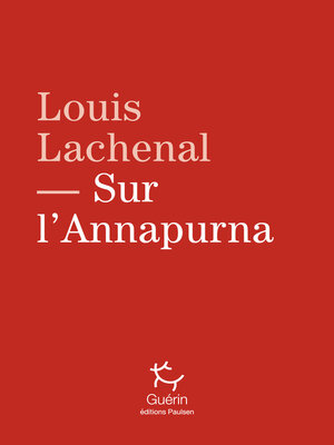 cover image of Sur l'Annapurna